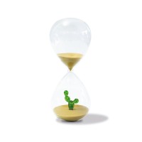 WD LIFESTYLE smilšu pulkstenis ar figūru "Cactus"