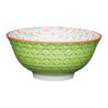 CREATIVE TOPS bļoda "Geometric lime", Ø 15,7 cm  | 1