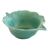 EASY LIFE porcelāna bļoda "Leaves light green", Ø 21 cm  | 1