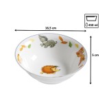 RITZENHOFF & BREKER porcelāna bērnu trauku komplekts "Wald Tiere", 3 daļas  | 3