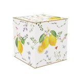 EASY LIFE porcelāna krūze "Fleurs et citrons", 275 ml  | 2