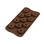 SILIKOMART silikona forma šokolādes konfektēm "Choco crown" 11 vnt., po 9 ml (viso: 99 ml) | 1