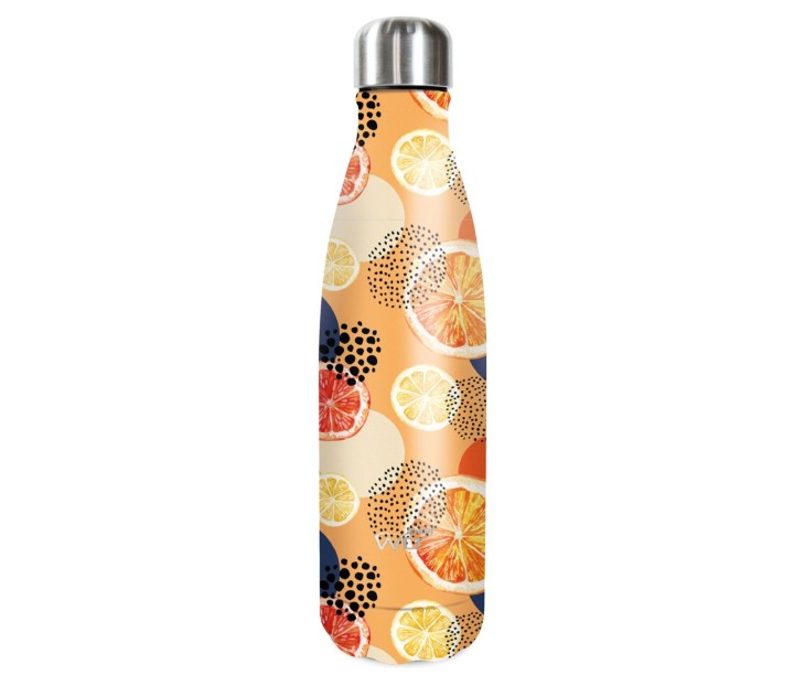 WD LIFESTYLE divkāršu sienu pudele ''Orange'', 500 ml  | 1