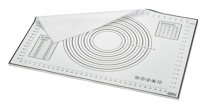 GEFU silikona mīklas paklājiņš, 70 x 50 cm  | 2