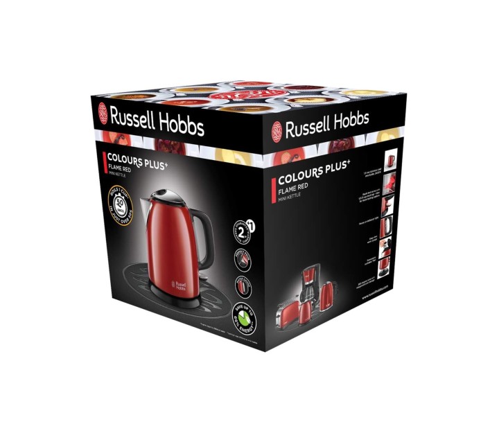 ''Russell Hobbs'' elektriskā tējkanna "Mini Red", 1 l, 24992-70  | 8