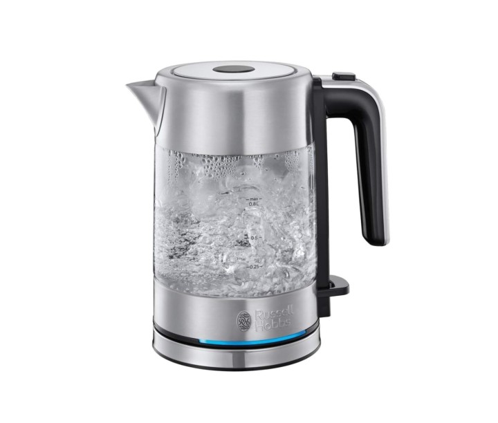 „Russell Hobbs” elektriskā tējkanna "Compact Glass", 800 ml, 24191-70  | 1