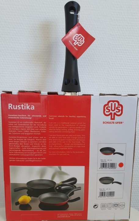 SCHULTE-UFFER čuguna panna „Rustika“ Ø 24 cm | 2