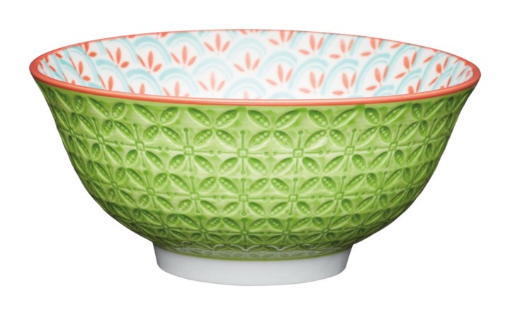 CREATIVE TOPS bļoda "Geometric lime", Ø 15,7 cm  | 1