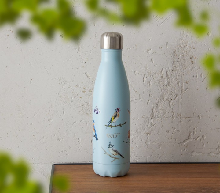 WD LIFESTYLE divkāršu sienu pudele ''Birds'', 500 ml  | 2