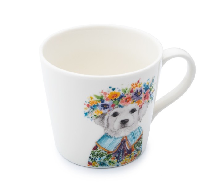 LifetimeBRANDS porcelāna krūze "Puppy" 380 ml | 3