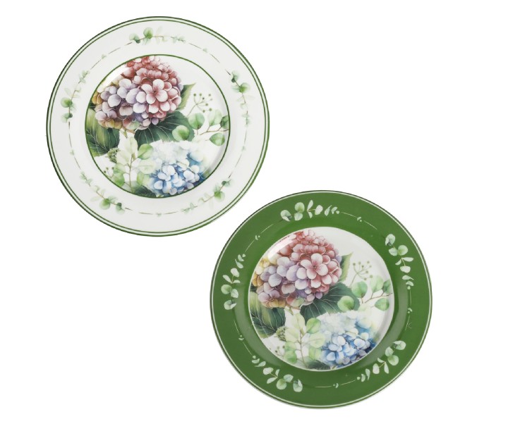 BRANDANI porcelāna šķīvju komplekts "Flora" Ø 19 cm | 1