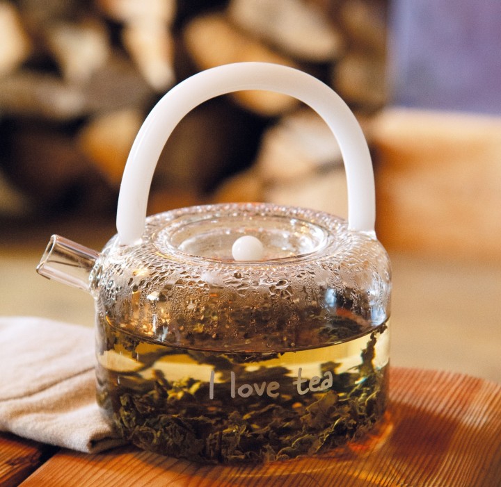 WD LIFESTYLE stikla tējkanna "I love tea", 900 ml  | 2