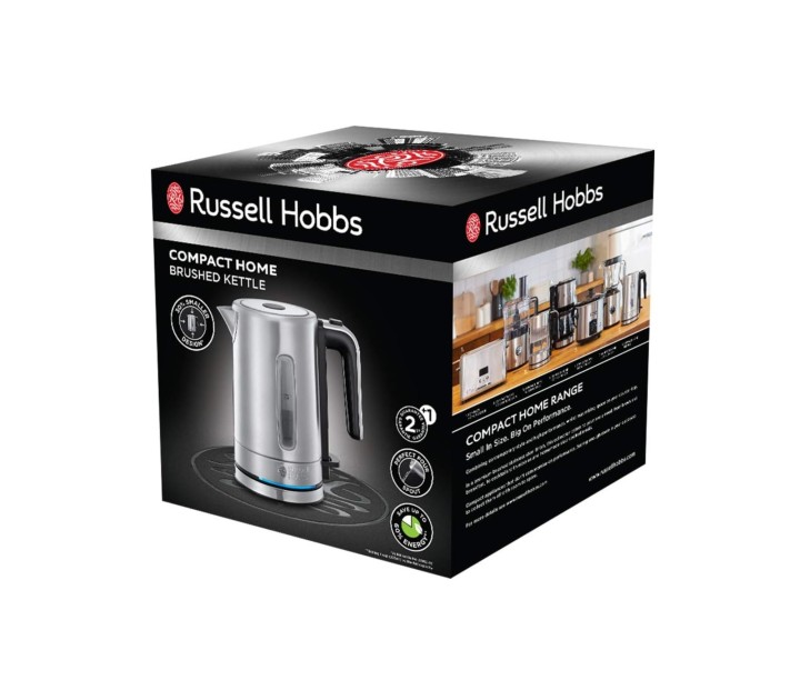 „Russell Hobbs” elektriskā tējkanna "Compact Stainless Steel", 800 ml, 24190-70  | 6