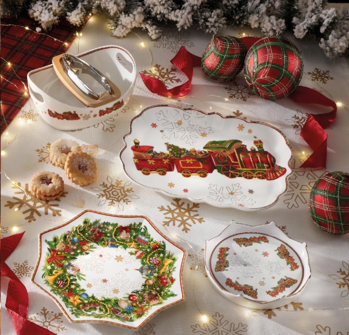 BRANDANI porcelāna šķīvis "Christmas" Ø 27 cm | 2