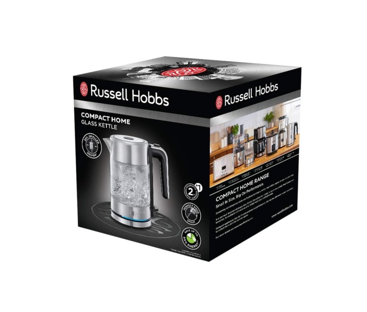 „Russell Hobbs” elektriskā tējkanna "Compact Glass", 800 ml, 24191-70  | 7